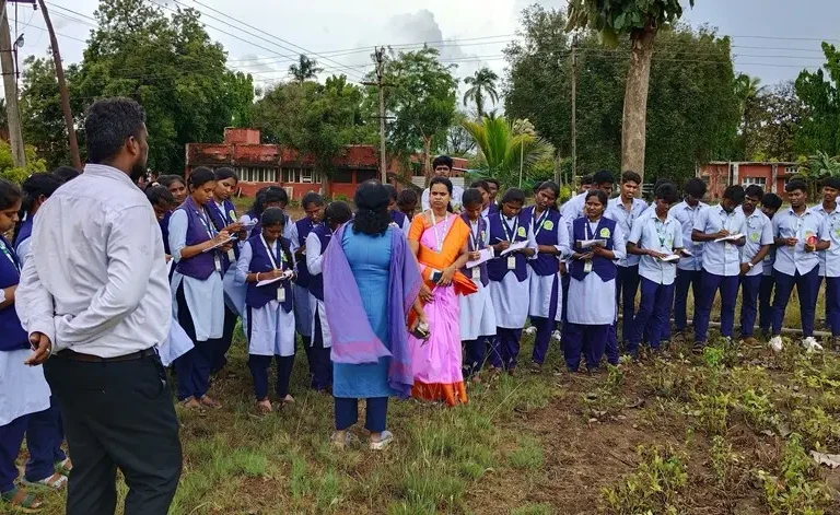 Seed production plot visit